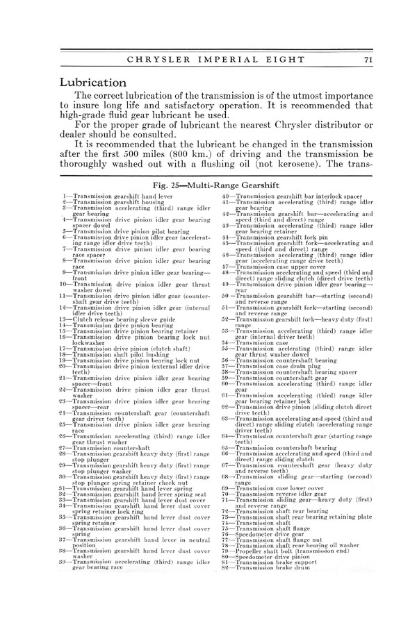 1930 Chrysler Imperial 8 Owners Manual Page 15